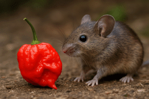 Hot peppers and mice