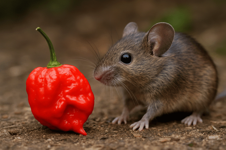 Hot peppers and mice